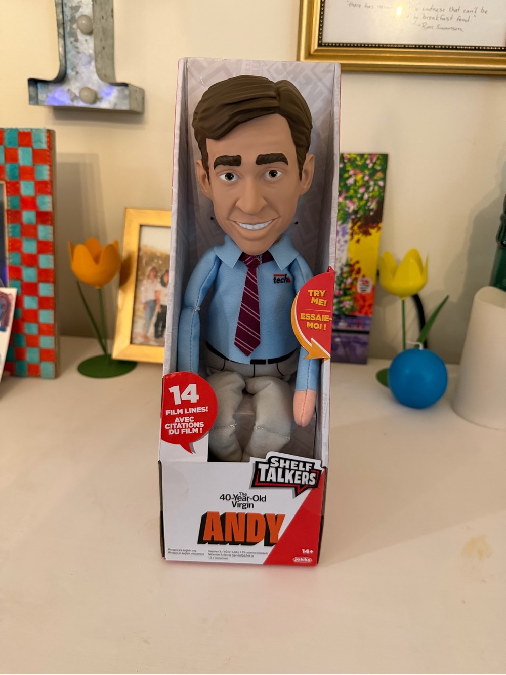 Steve Carell doll Andy 40 year old virgin toy